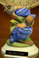 Western bluebird sculpture in Boehm Porcelain collection at Bellingrath House. Theodore, AL.