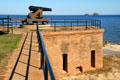 Fort Gaines at entrance to Mobile Bay at end of Dauphin Island. AL.