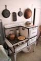 Kitchen gas range by Blackstone at Clinton Birthplace Home. Hope, AR.