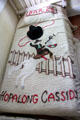 Hopalong Cassidy bedspread at Clinton Birthplace Home. Hope, AR.