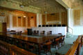 Former Supreme Court chamber in Arkansas State Capitol. Little Rock, AR.