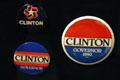 Bill Clinton for Governor campaign buttons in Old State House Museum. Little Rock, AR.