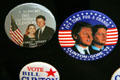 Clinton / Gore Presidential campaign buttons in Old State House Museum. Little Rock, AR.