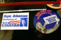 President Bill Clinton's campaign buttons in Old State House Museum. Little Rock, AR.