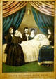 Print of the death of James K. Polk. Little Rock, AR.