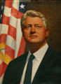 Portrait of William J. Clinton at Presidential Library. Little Rock, AR.
