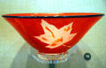 Glass bowl given by Canada at Clinton Presidential Library. Little Rock, AR.