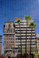 Heritage buildings reflected in Bank One windows. Phoenix, AZ