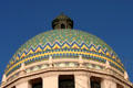Tiled dome of Pima County Courthouse. Tucson, AZ