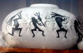 Native themes on pottery. Tucson, AZ.