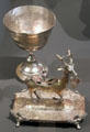 Silver chalice from Peru & silver incense burner in form of deer from Argentina at Tucson Museum of Art. Tucson, AZ.