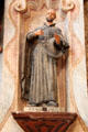 Statue of saint at Mission San Xavier del Bac. Tucson, AZ.