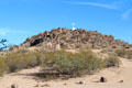 Pilgrimage hill at Mission San Xavier del Bac. Tucson, AZ.
