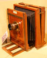 8"x10" glass plate camera by Scoville & Adams Co. owned by C.S. Fly, noted Arizona photographer, who recorded negotiations between Geronimo & General George Crook at Arizona History Museum. Tucson, AZ.
