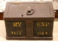 Railway Express strong box at Arizona History Museum. Tucson, AZ.