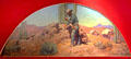 Prospector mural from 2nd Southern Pacific Rail Tucson depot by Maynard Dixon at Arizona History Museum. Tucson, AZ.