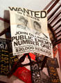 John Dillinger, Public Enemy Number One, wanted poster at Arizona Historical Society Museum Downtown. Tucson, AZ.