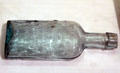 Blown glass medicine bottle at Fort Lowell Museum. Tucson, AZ.
