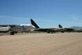 B-52s on desert of Pima Air & Space Museum. Tucson, AZ.