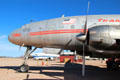 Nose of Lockheed Constellation L-049 airliner at Pima Air & Space Museum. Tucson, AZ.