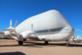 Aero Spacelines Super Guppy B-377SG cargo transport used by NASA at Pima Air & Space Museum. Tucson, AZ