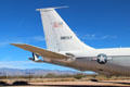 Refueling boom of Boeing Stratotanker EC-135J airborne command post at Pima Air & Space Museum. Tucson, AZ.