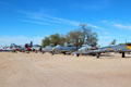 Collection of jet aircraft at Pima Air Museum. Tucson, AZ.