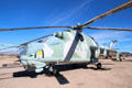 Mil Hind Mi-24D attack helicopter at Pima Air & Space Museum. Tucson, AZ.