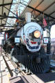 Steam locomotive #1673 by Schenectady Locomotive Works at Southern Arizona Transportation Museum. Tucson, AZ.