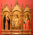 Pieta painting by Vittorio Crivelli of Venice at University of Arizona Museum of Art. Tucson, AZ.
