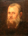 Head of bearded man painting attrib. Marietta Tintoretto of Venice at University of Arizona Museum of Art. Tucson, AZ.
