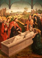 Raising of Lazarus painting by Fernando Gallego at University of Arizona Museum of Art. Tucson, AZ.