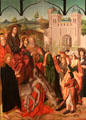 Entry into Jerusalem painting by Maestro Bartolomé at University of Arizona Museum of Art. Tucson, AZ.