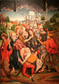 Betrayal of Christ painting by Fernando Gallego & workshop at University of Arizona Museum of Art. Tucson, AZ.