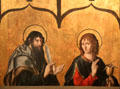 St Bartholomew & St John the Evangelist painting by Fernando Gallego at University of Arizona Museum of Art. Tucson, AZ.