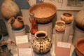 Colorado River Yuman & Maricopa native ceramics & baskets at Arizona State Museum. Tucson, AZ.