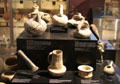 Display defining native ceramic functions & shaps at Arizona State Museum. Tucson, AZ.