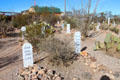 Boothill Cemetery scene. Tombstone, AZ.