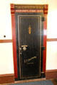 Courthouse safe by E.T. Barnum of Detroit, MI at Tombstone Courthouse Museum. Tombstone, AZ.
