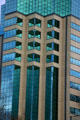 Zigzag facade of West America Bank Building. Sacramento, CA.