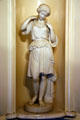 Marble classical statue of girl in entryway of California Governor's Mansion. Sacramento, CA.
