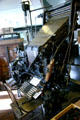 Linotype machine at Gold Rush History Center. Sacramento, CA.