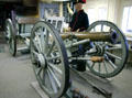 Six-Pounder Field Gun which was obsolete by the Civil War at California State Military Museum. Sacramento, CA.