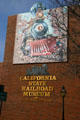 California State Railroad Museum sign. Sacramento, CA.