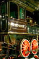 Cab of Virginia & Truckee Railroad locomotive #13 "Empire" at California State Railroad Museum. Sacramento, CA.