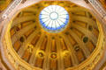 Interior of dome in Cathedral of the Blessed Sacrament. Sacramento, CA.