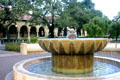 Fountain in Lasuen Mall at Stanford University. Palo Alto, CA.