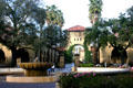 Fountain & Main Quad buildings at Stanford University. Palo Alto, CA.