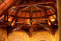 Wooden ceiling of Memorial Church at Stanford University. Palo Alto, CA.