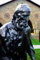 Eustache de St. Pierre in Burghers of Calais group by August Rodin in Memorial Court at Stanford. Palo Alto, CA.